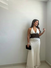 Load image into Gallery viewer, Lace Halter Maxi Dress