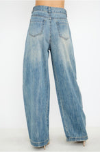 Load image into Gallery viewer, Rhinestone Barrel Jeans