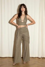 Load image into Gallery viewer, Trendy Women's Fringe Three Piece Set - Olive
