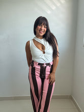 Load image into Gallery viewer, Color Stripe Denim Jeans
