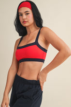 Load image into Gallery viewer, Contrast Block Sports Bra
