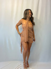 Load image into Gallery viewer, Mocha Ruffle Dress
