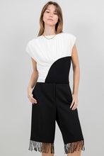 Load image into Gallery viewer, Power Mesh &amp; Knitted Combo Top
