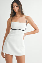 Load image into Gallery viewer, Contrast Binding A-line Dress With Shorts Inside
