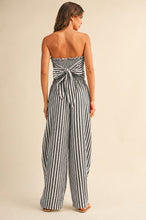 Load image into Gallery viewer, Striped Smocked Back Tie Handkercheif Top And Barrel Pants
