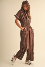 Load image into Gallery viewer, Espresso Utility Jumpsuit

