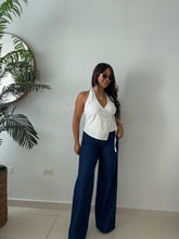 Load image into Gallery viewer, Halter Denim Top
