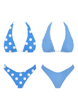 Load image into Gallery viewer, Polka Dot Reversible Bikini Set

