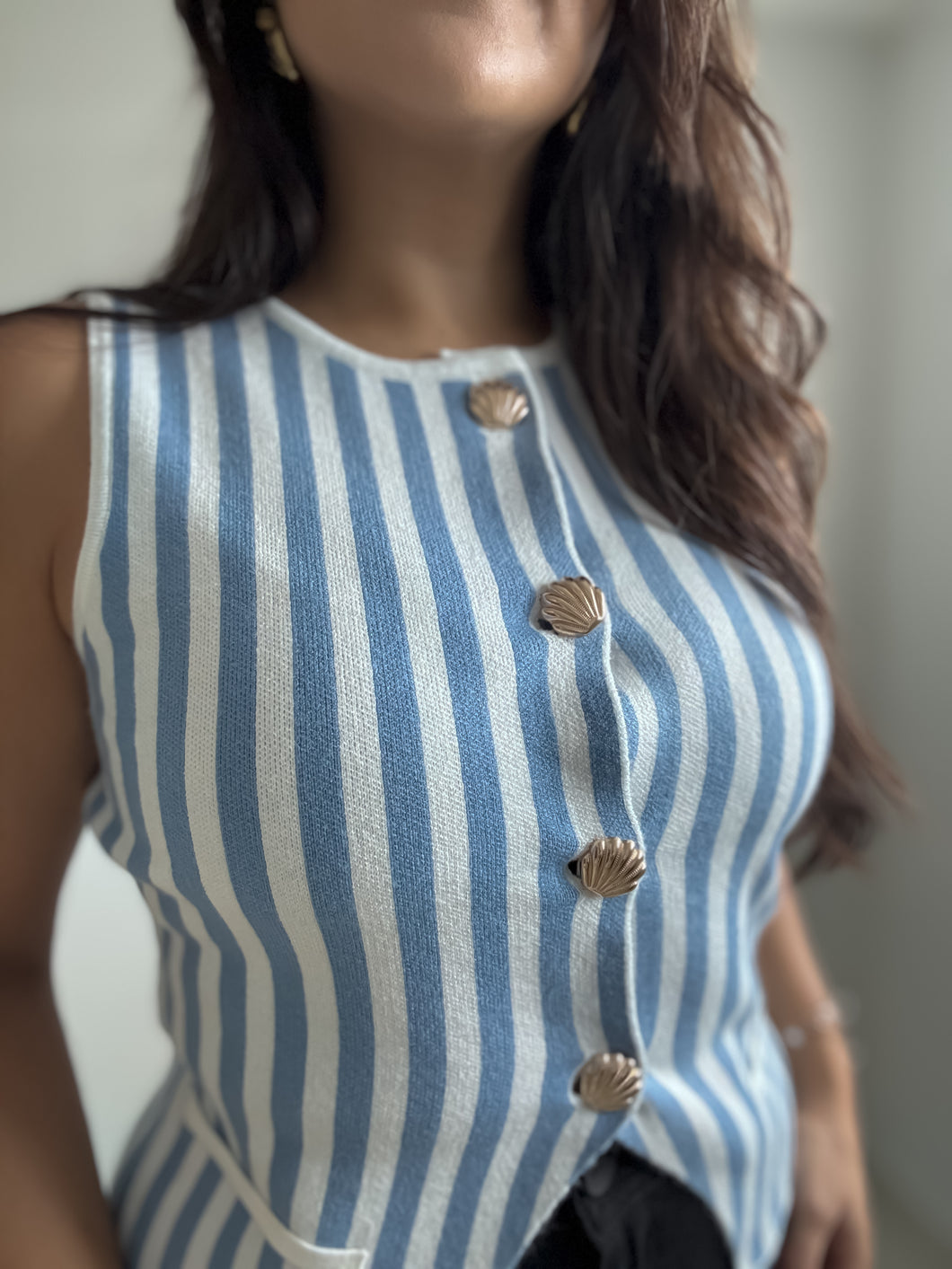 Stripe Vest