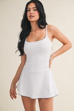 Load image into Gallery viewer, Polka Dot Print Lace Trim Ruffle Mini Dress
