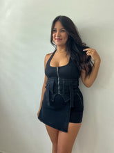 Load image into Gallery viewer, Denim Zipper Top
