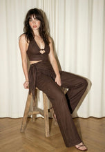 Load image into Gallery viewer, Trendy Women's Fringe Three Piece Set - Brown
