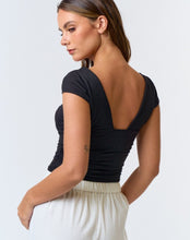 Load image into Gallery viewer, Black Lulu Top
