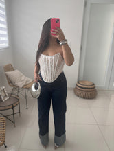 Load image into Gallery viewer, Lace Corset Top
