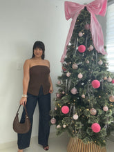 Load image into Gallery viewer, Strapless Button Down Top
