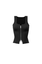 Load image into Gallery viewer, BLACK ZIPPER BASIC TOP
