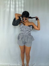 Load image into Gallery viewer, Gingham Bow Set
