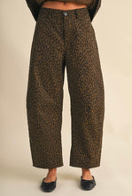 Load image into Gallery viewer, Leopard Peplum Top &amp; Barrel Pants
