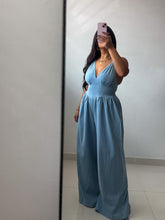 Load image into Gallery viewer, Mom Mode Denim Jumpsuit
