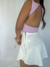 Load image into Gallery viewer, PURPLE RIBBED BASIC TOP
