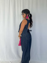 Load image into Gallery viewer, Open Back Denim Set
