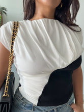 Load image into Gallery viewer, Power Mesh &amp; Knitted Combo Top
