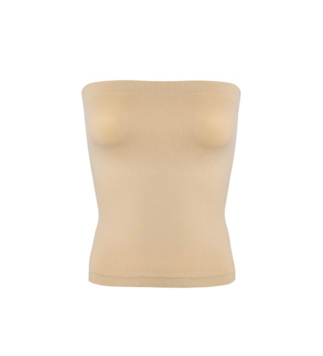One Size Tube Top- Nude