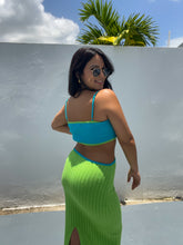 Load image into Gallery viewer, Aqua Midi Dress
