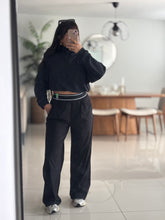 Load image into Gallery viewer, Contrast Waistband Wide Leg Pants
