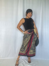 Load image into Gallery viewer, Paisley Print Wrap Skirt
