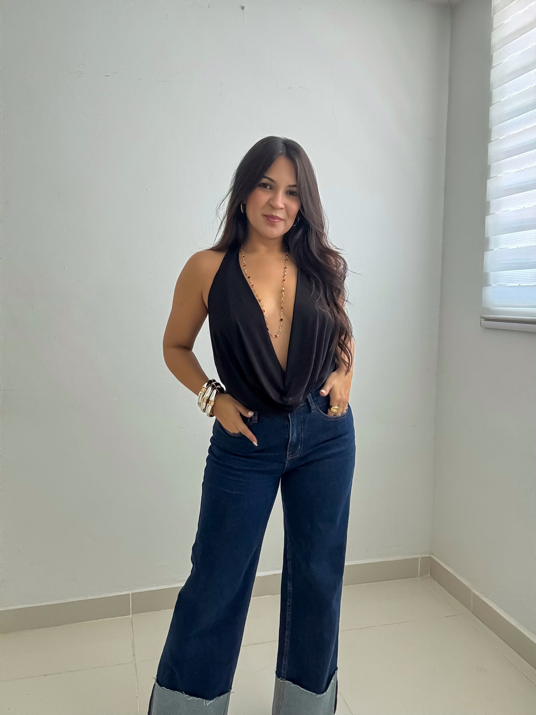 Cowl Bodysuit