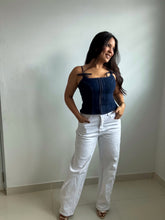 Load image into Gallery viewer, Denim Bustier Top
