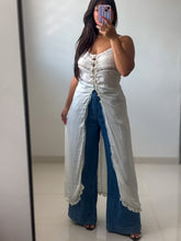 Load image into Gallery viewer, Satin Lace-trimmed Top
