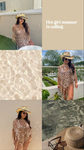 Load image into Gallery viewer, Sunset Fringe Cover up
