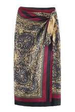 Load image into Gallery viewer, Paisley Print Wrap Skirt
