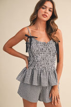 Load image into Gallery viewer, Gingham Bow Set
