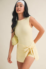 Load image into Gallery viewer, SLEEVELESS WRAP TIE FRONT DRESS (YELLOW)
