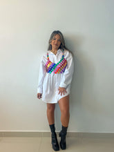 Load image into Gallery viewer, Rainbow Metallic Crop Top
